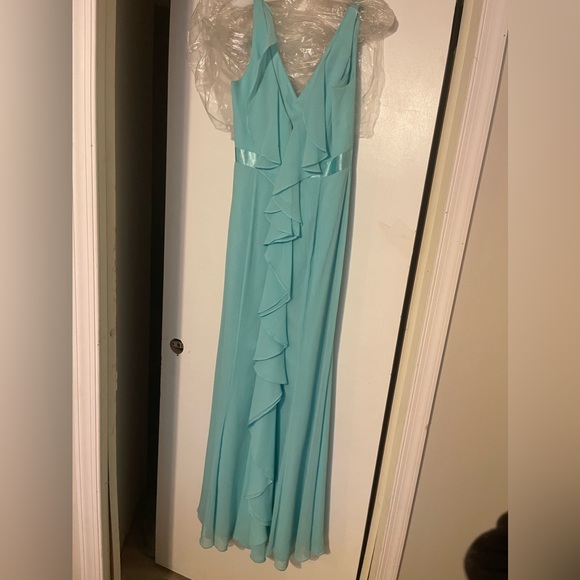 David’s Bridal Turquoise Bridesmaids Dress (2 in stock) - Picture 2 of 7